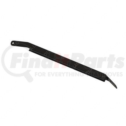 22-69908-001 by FREIGHTLINER - Roof Fairing Extender Trim Tab Bracket - Right Side, Steel, Black Low Gloss