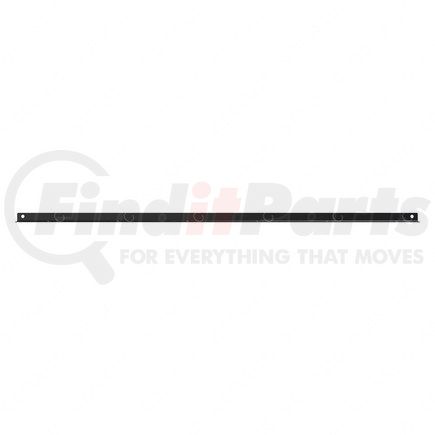 22-72019-001 by FREIGHTLINER - Roof Air Deflector Strut - Steel, Black, 46.01 in. x 0.83 in., 0.07 in. THK