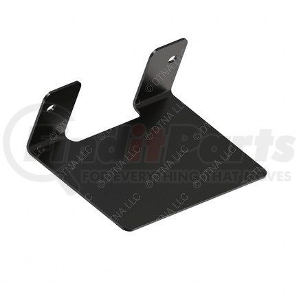 22-72040-000 by FREIGHTLINER - GPS Navigation System Antenna Bracket - Aluminum Alloy, Black, 3.2 mm THK