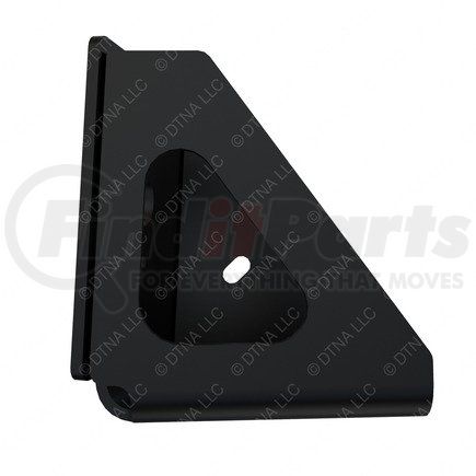 22-72049-000 by FREIGHTLINER - Truck Fairing Mounting Bracket - Left Side, Steel, Black, 0.16 in. THK