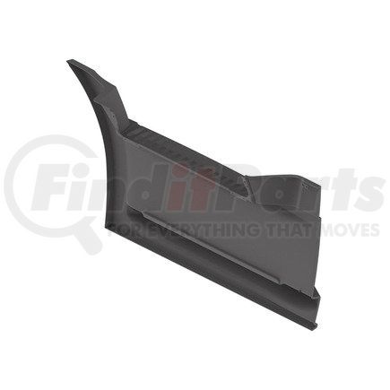 22-73008-003 by FREIGHTLINER - Fairing Step Panel - RH, Granite Gray, Plain, Thermoplastic Olefin, 4mm Thickness