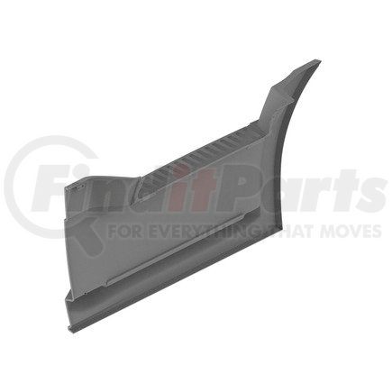 22-73008-004 by FREIGHTLINER - Truck Fairing - Left Side, Thermoplastic Olefin, Black, 4 mm THK