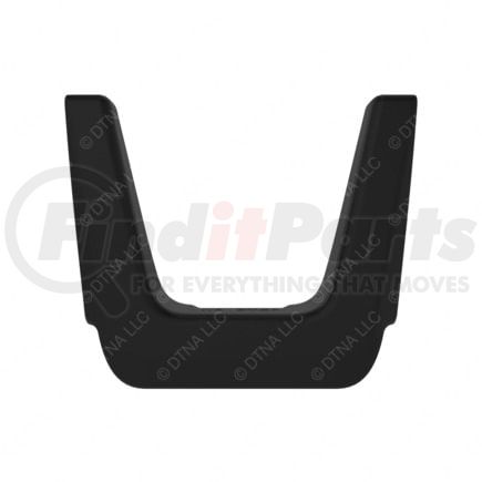 22-68952-001 by FREIGHTLINER - Truck Fairing Fuel Door Trim - Polycarbonate and Polyester, Low Gloss Black