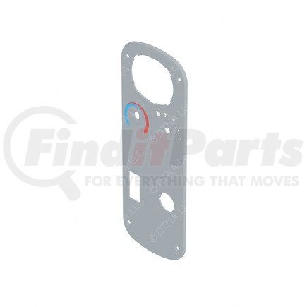 22-69558-013 by FREIGHTLINER - Sleeper Bunk Panel - Aluminum Alloy, Shadow Gray, 0.08 in. THK