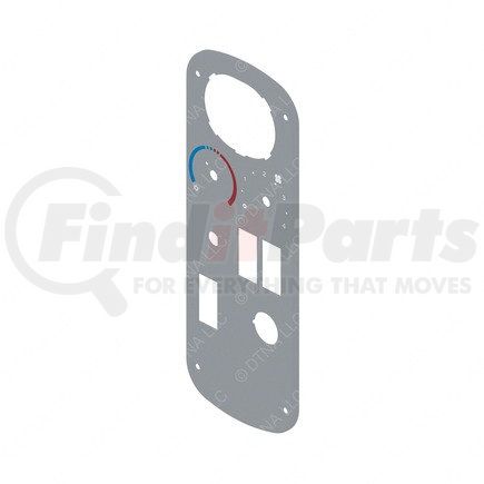 22-69558-035 by FREIGHTLINER - Sleeper Bunk Panel - Aluminum Alloy, Shadow Gray, 0.08 in. THK