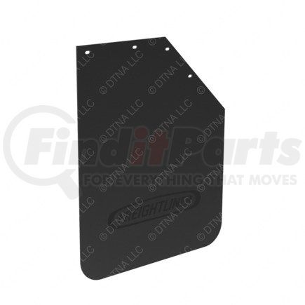 22-69608-242 by FREIGHTLINER - Mud Flap - Right Side, Polyethylene, 762 mm x 609.6 mm, 4.8 mm THK