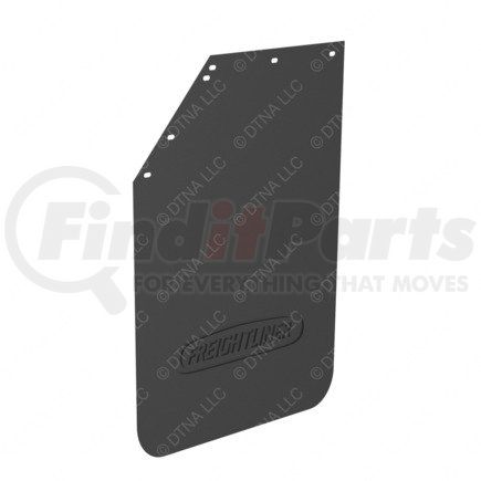 22-69608-252 by FREIGHTLINER - Mud Flap - Left Side, Polyethylene, 762 mm x 609.6 mm, 4.8 mm THK