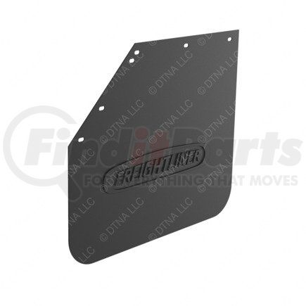 22-69608-253 by FREIGHTLINER - Mud Flap - Left Side, Polyethylene, 685.8 mm x 609.6 mm, 4.8 mm THK