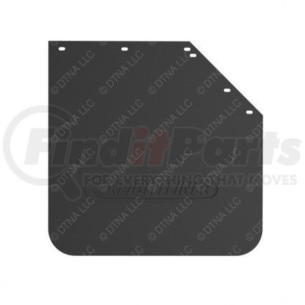 22-69608-263 by FREIGHTLINER - Mud Flap - Right Side, Polyethylene, 685.8 mm x 609.6 mm, 4.8 mm THK