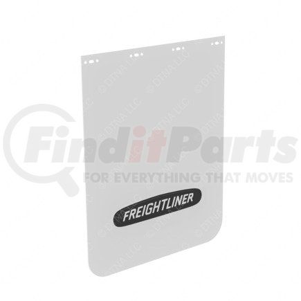 22-69608-302 by FREIGHTLINER - Mud Flap - Polyethylene, 762 mm x 609.6 mm, 4.8 mm THK