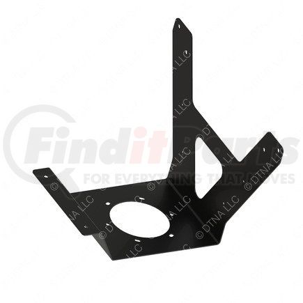 22-69792-000 by FREIGHTLINER - GPS Navigation System Antenna Bracket - Aluminum Alloy, Black, 3.2 mm THK