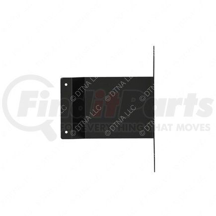 22-69792-001 by FREIGHTLINER - GPS Navigation System Antenna Bracket - Aluminum, Black, 0.13 in. THK