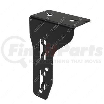 22-73739-000 by FREIGHTLINER - GPS Navigation System Antenna Bracket - Steel, Low Gloss Black, 0.07 in. THK