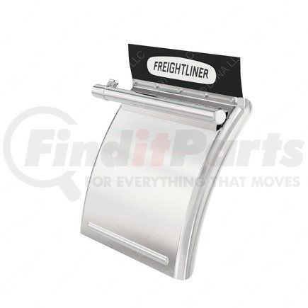22-73944-005 by FREIGHTLINER - Truck Quarter Fender - Right Side, Stainless Steel, 749.3 mm x 298.34 mm