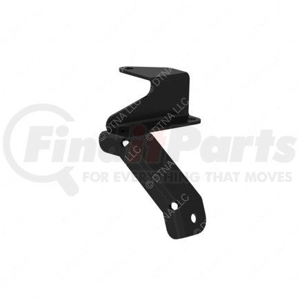 22-74220-000 by FREIGHTLINER - A/C Hoses Cab Mounting Bracket - Steel, Black, 0.12 in. THK