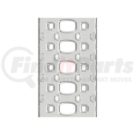 22-74371-025 by FREIGHTLINER - Fuel Tank Strap Step - Aluminum, 240 mm x 142 mm, 2.54 mm THK