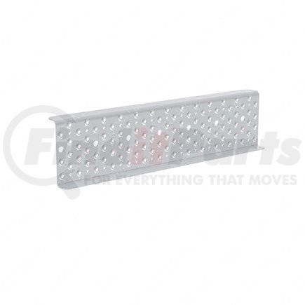 22-74603-000 by FREIGHTLINER - Fuel Tank Strap Step - Steel, Argent Silver, 675 mm x 160 mm, 2.46 mm THK