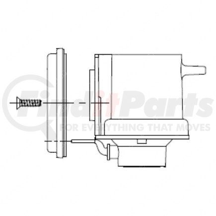 22-73304-001 by FREIGHTLINER - Air Cleaner Air Restriction Indicator - 58.20 mm Max OD