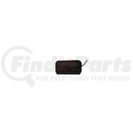 22-73664-000 by FREIGHTLINER - Heater Floor Duct - Polyethylene, Black, 428.9 mm x 107.8 mm, 1.8 mm THK