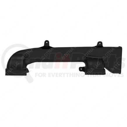 22-73665-000 by FREIGHTLINER - HVAC Duct - Polyethylene, Black, 856.1 mm x 165.2 mm, 1.8 mm THK