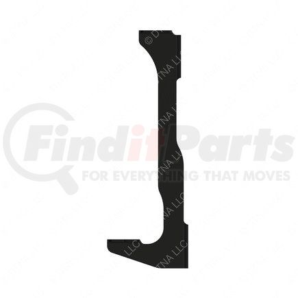 22-77352-000 by FREIGHTLINER - Truck Fairing Mounting Bracket - Steel, Black, 0.19 in. THK