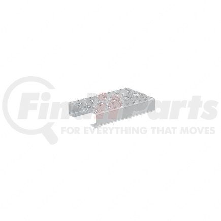 22-74808-000 by FREIGHTLINER - Fuel Tank Strap Step - Aluminum Alloy, 190 mm x 142 mm, 2.54 mm THK