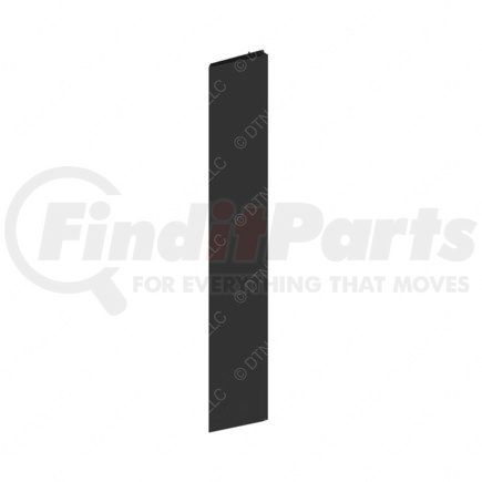 22-75761-001 by FREIGHTLINER - Truck Cab Extender - Thermoplastic Vulcanizate, Black, 1088 mm x 166.5 mm