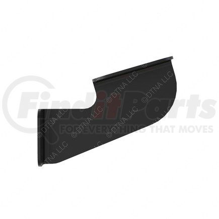 22-76022-000 by FREIGHTLINER - Roof Air Deflector Mounting Bracket - Left Side, Aluminum Alloy, 0.12 in. THK