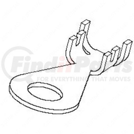 23-11194-410 by FREIGHTLINER - Multi-Purpose Wiring Terminal - Ring, 10 ga.