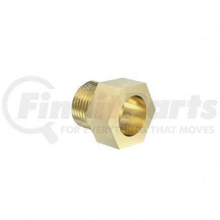 23-12536-004 by FREIGHTLINER - Pipe Fitting - Adapter, M26 x 1.5 F/S to 1/2 in. Female PT, Brass