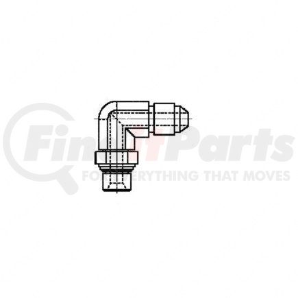 23-12610-004 by FREIGHTLINER - Pipe Fitting - Elbow, 90 deg, Male, 37, 1 5/16-12, M27