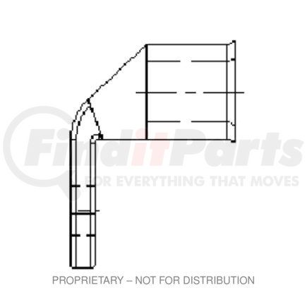 23-12776-031 by FREIGHTLINER - Multi-Purpose Wiring Terminal - Tin-Plated, Copper, 90 deg, M13