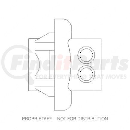 23-13147-202 by FREIGHTLINER - Multi-Purpose Wiring Terminal - ECU/Device, White, Plug, 2 Cavity Count