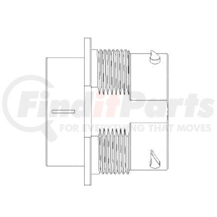 23-13148-039 by FREIGHTLINER - Multi-Purpose Wiring Terminal - Pass Through, Male, Black, Receptacle, 35 Cavity Count