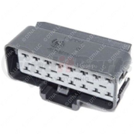 23-13144-029 by FREIGHTLINER - Multi-Purpose Wiring Terminal - ECU/Device, Female, Black, Plug, 16 Cavity Count