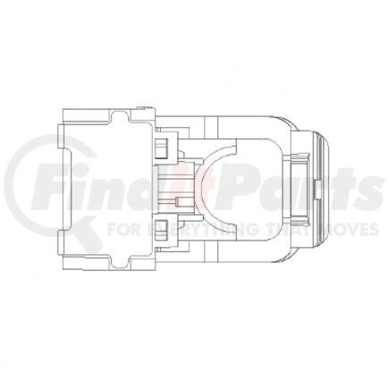 23-13144-032 by FREIGHTLINER - Multi-Purpose Wiring Terminal - ECU/Device, Female, Gray, Plug, 20 Cavity Count