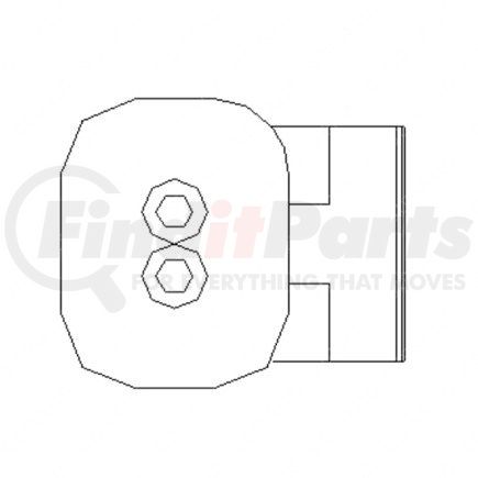 23-13144-215 by FREIGHTLINER - Multi-Purpose Wiring Terminal - ECU/Device, Gray, Plug, 2 Cavity Count