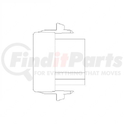 23-13148-090 by FREIGHTLINER - Connector Receptacle - Thermoplastic Polyester, Gray