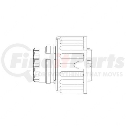 23-13151-410 by FREIGHTLINER - Multi-Purpose Wiring Terminal - ECU/Device, Female, Green, Plug, 4 Cavity Count