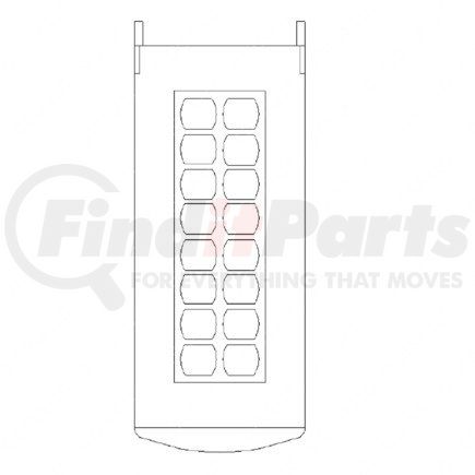 23-13149-048 by FREIGHTLINER - Multi-Purpose Wiring Terminal - ECU/Device, Black, Plug, 16 Cavity Count