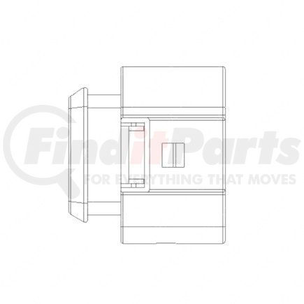 23-13149-410 by FREIGHTLINER - Multi-Purpose Wiring Terminal - ECU/Device, Female, Black, Plug, 4 Cavity Count