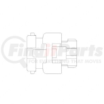 23-13151-806 by FREIGHTLINER - Multi-Purpose Wiring Terminal - Female, Black, Plug, 8 Cavity Count