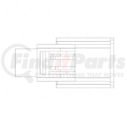 23-13153-102 by FREIGHTLINER - Multi-Purpose Wiring Terminal - Female, Gray, 1 Cavity Count