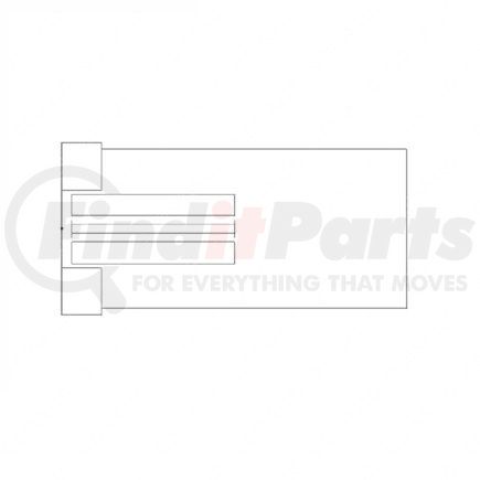 23-13153-610 by FREIGHTLINER - Connector Receptacle - Polyamide, Natural
