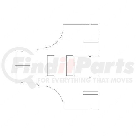 23-13154-009 by FREIGHTLINER - Multi-Purpose Wiring Terminal - 4 Cavity Count