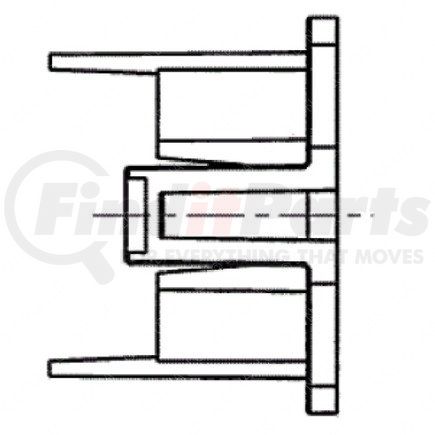 23-13154-020 by FREIGHTLINER - Multi-Purpose Wiring Terminal - Black, Plug, 8 Cavity Count