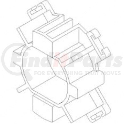 23-13154-604 by FREIGHTLINER - Multi-Purpose Wiring Terminal - Female, Black