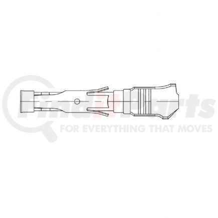 23-13208-301 by FREIGHTLINER - Multi-Purpose Wiring Terminal - Female, 18-14 ga.