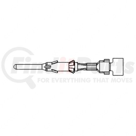 23-13208-411 by FREIGHTLINER - Multi-Purpose Wiring Terminal - Male, 20-16 ga.