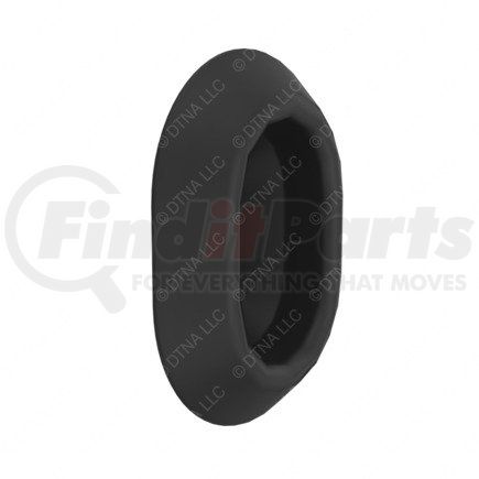 23-12975-000 by FREIGHTLINER - Sleeper Hole Plug - Polyethylene, Black, 27.94 mm x 22.09 mm